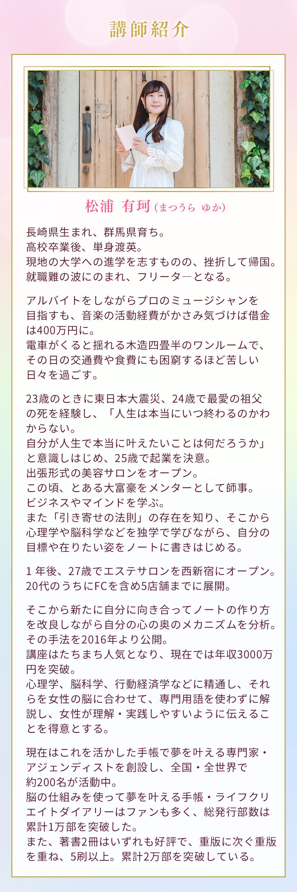 松浦 有珂　まつうら ゆか