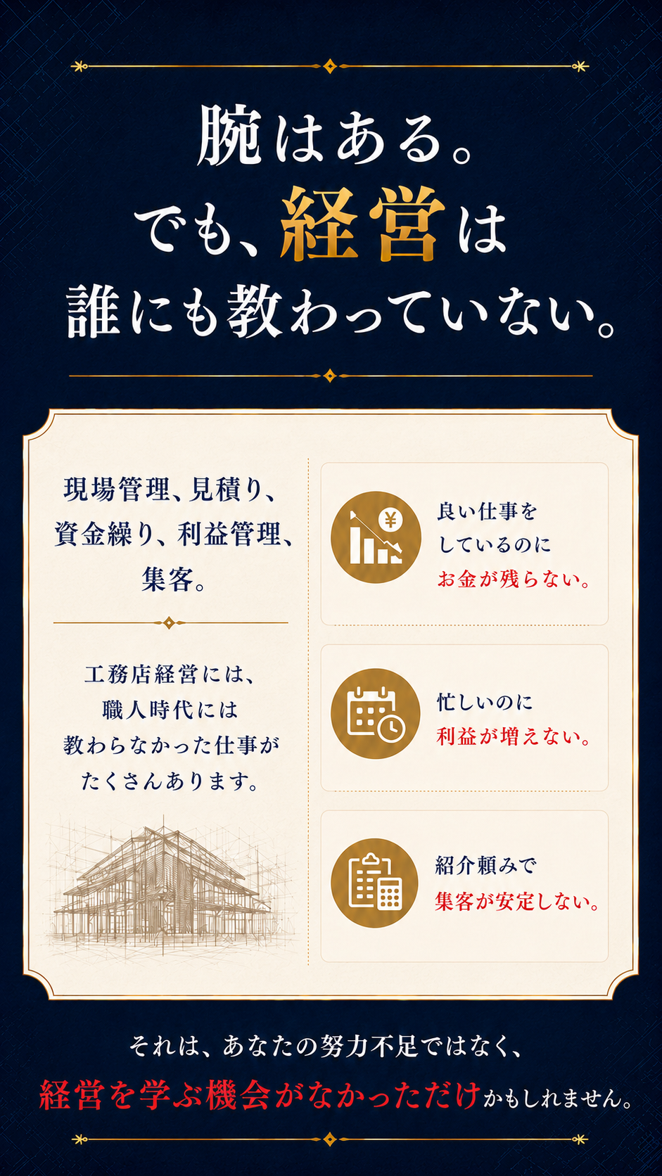 年商1億円CLUB】儲からない工務店から儲かる工務店へ！