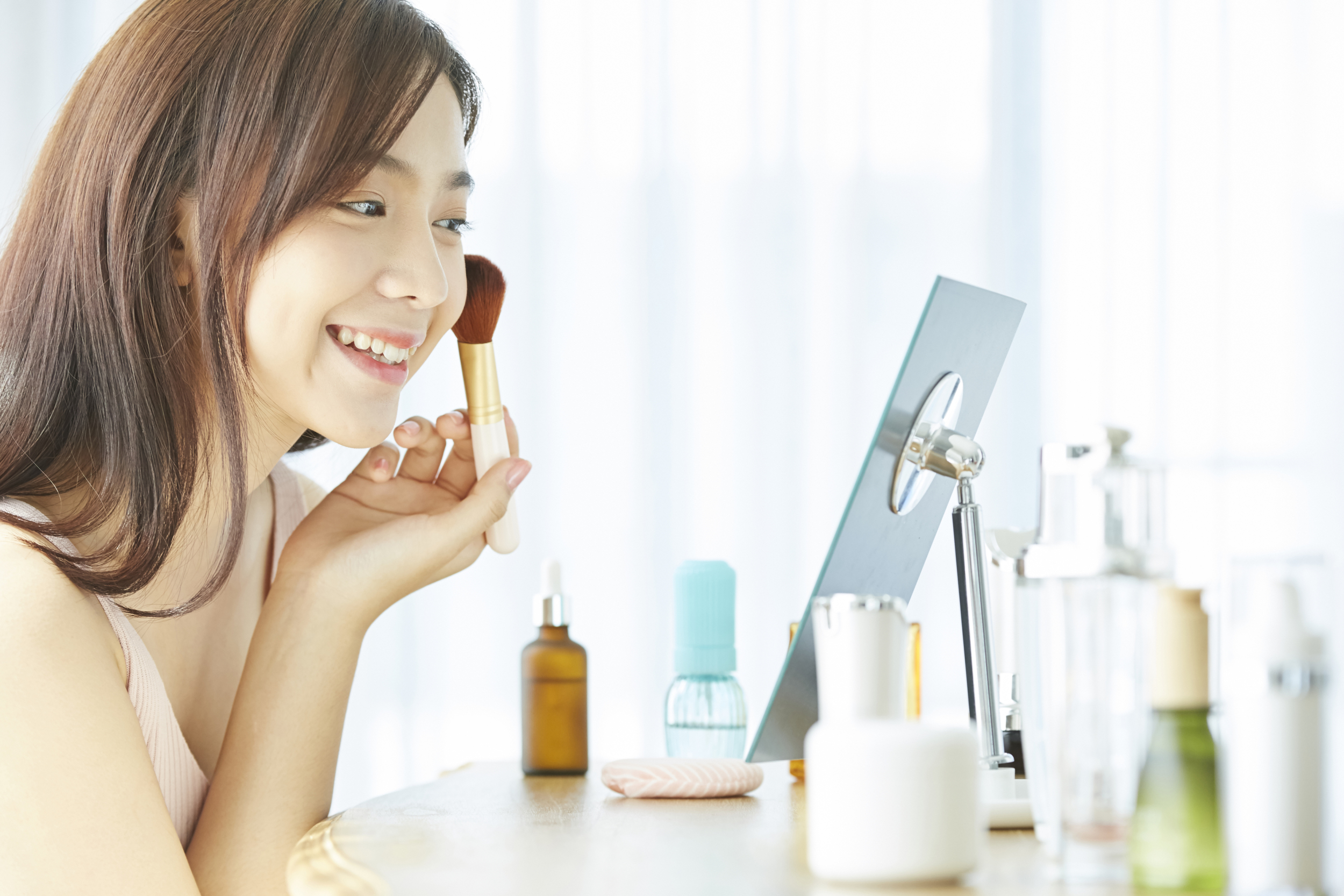 小学校受験向けメイクレッスン風景