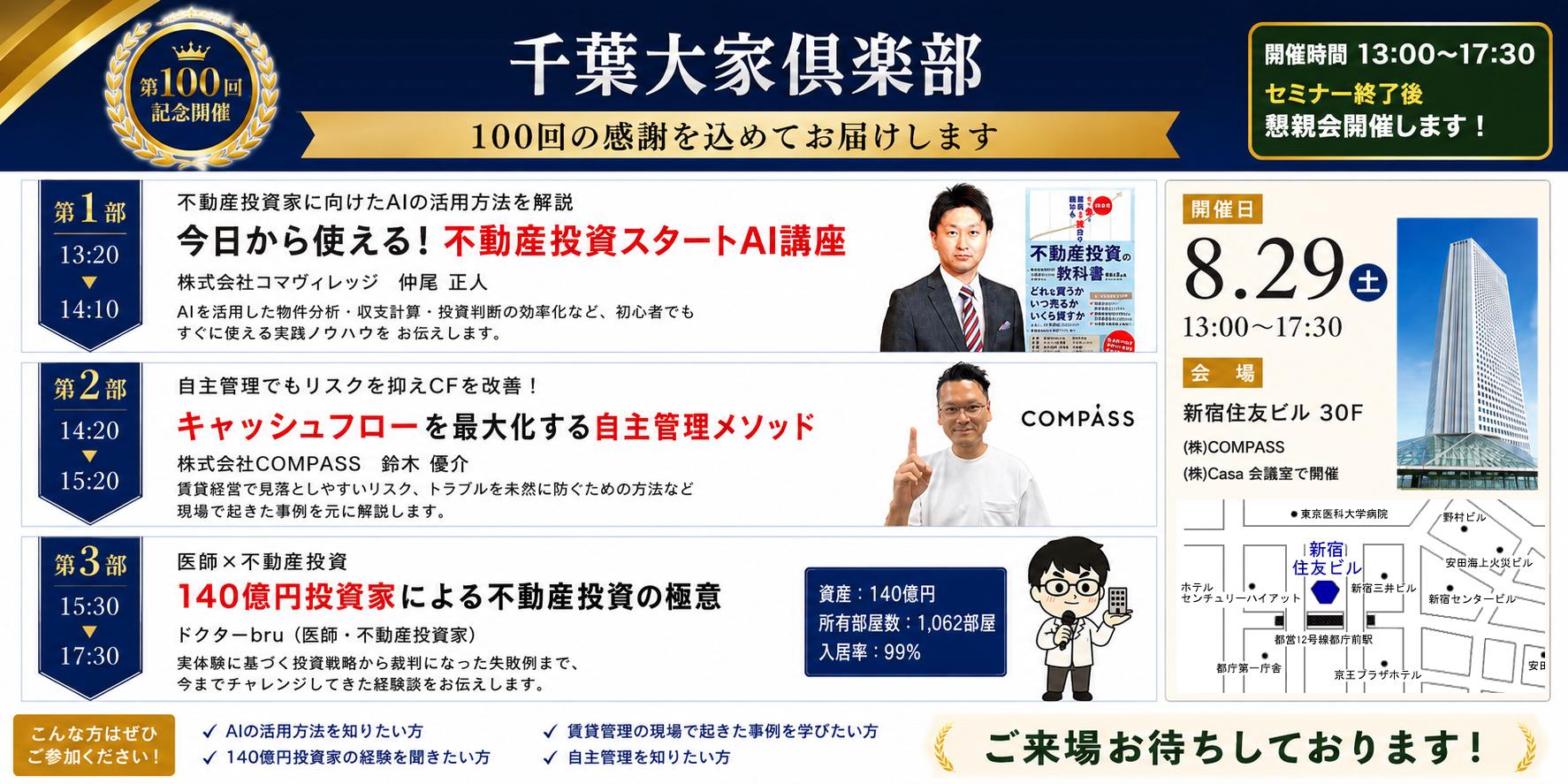 『第100回』千葉大家倶楽部