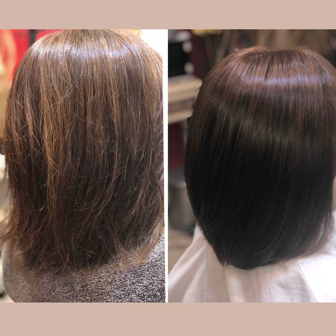 美容室Atom｜頭皮ケア＆髪質改善、京成高砂駅より徒歩1分。大人女性のためのプライベートサロン｜ビフォーアフター