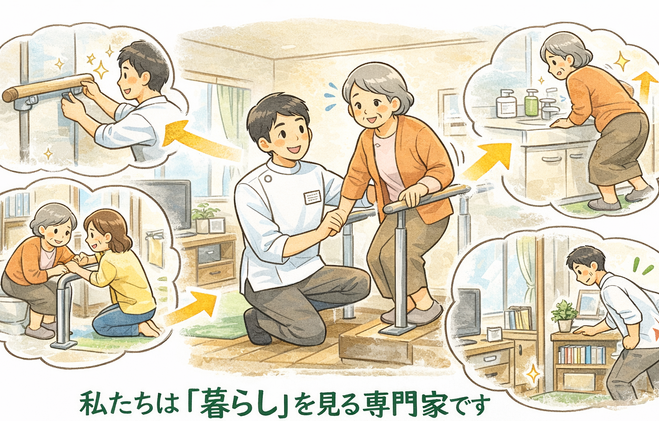 作業療法士（国家資格）は、 筋力トレーニングだけをする専門家ではありません