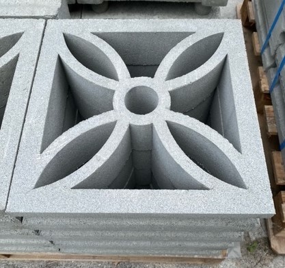 かわいい 埼玉県から花ブロック 花形ブロック の施工 販売は 株 クラスプラス