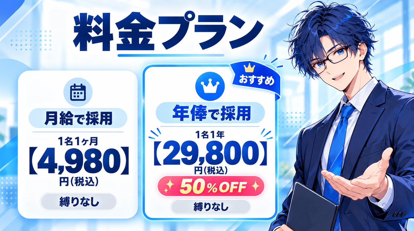 メッサ働くAI社員サイトー君の料金体系