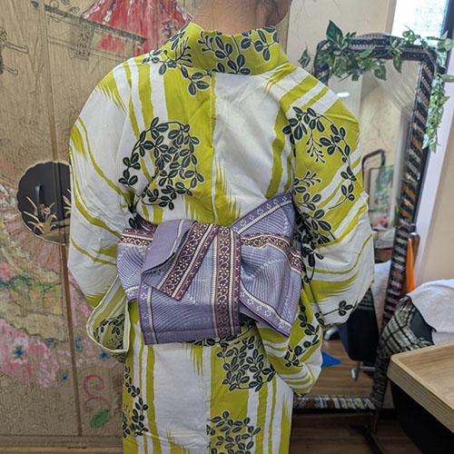 浴衣着付写真2｜江東区・東砂のヘアサロン＆着付け さぶまりん美容室