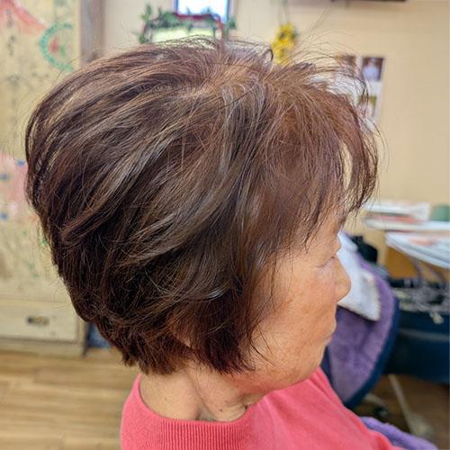 シルキーカットスタイル（レディースミディアム）写真