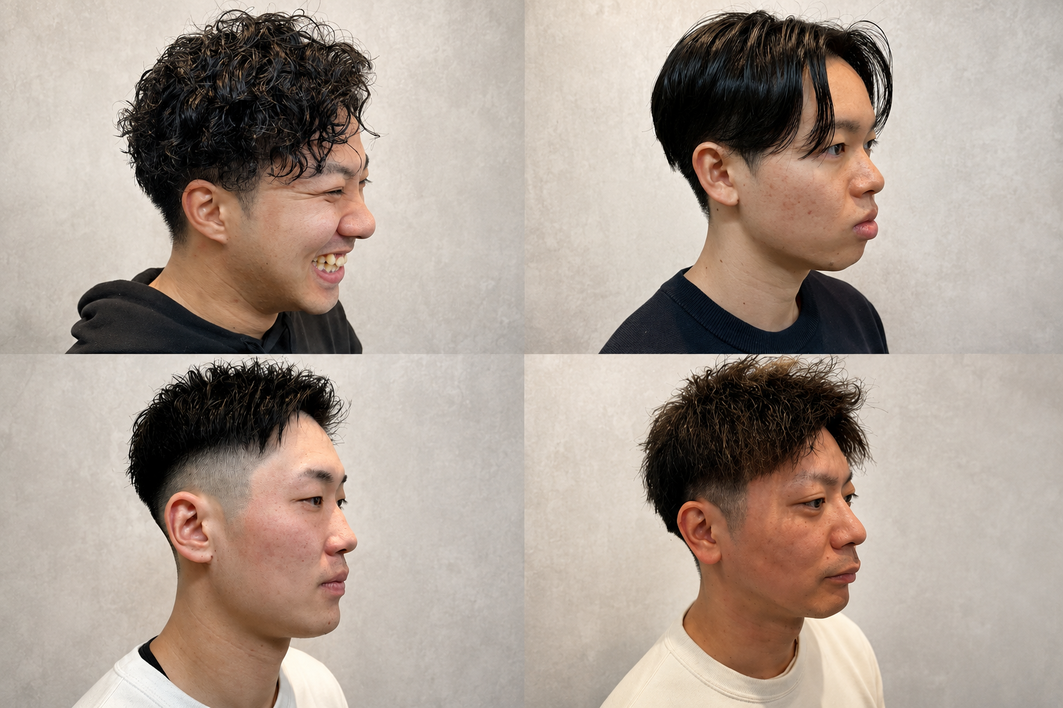 神戸・新長田のメンズ専門理容室・床屋 インフィニィト ネオのメンズカットスタイルカタログ
