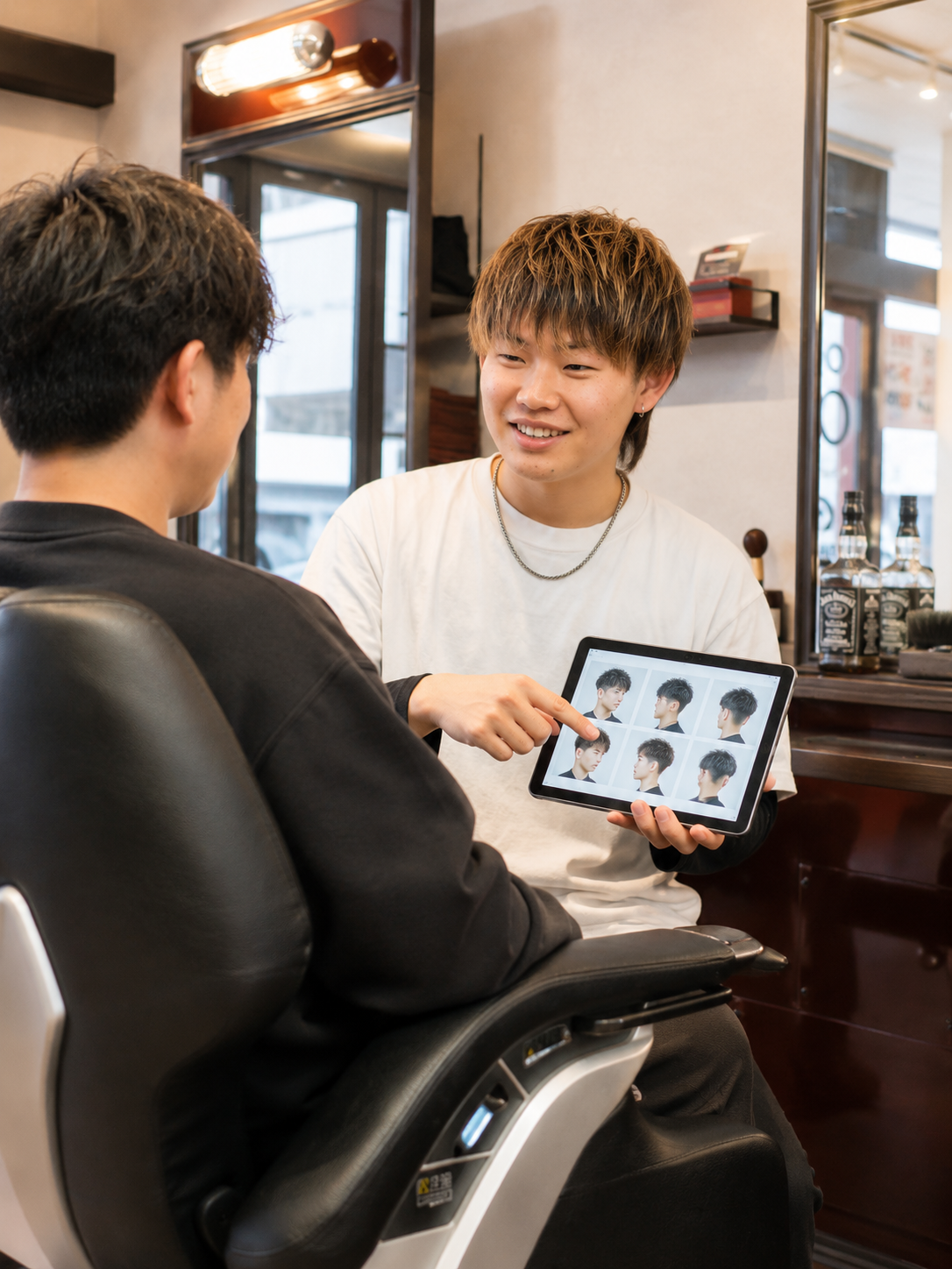 新長田のメンズ専門理容室・床屋 インフィニィトネオのスタッフ集合写真