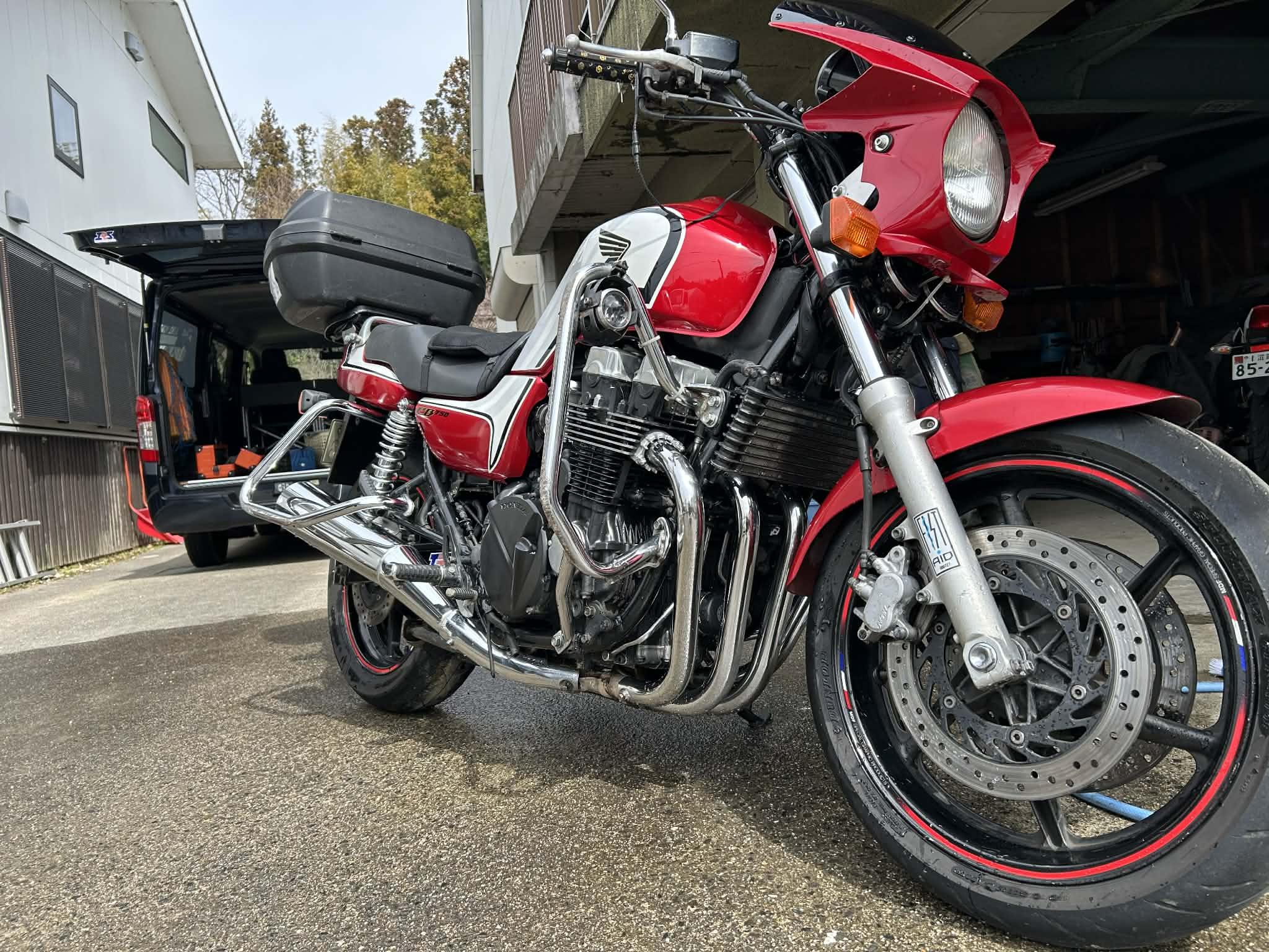 CB750L RC42 HONDA最後の750空冷4気筒キャブ車の教習車両