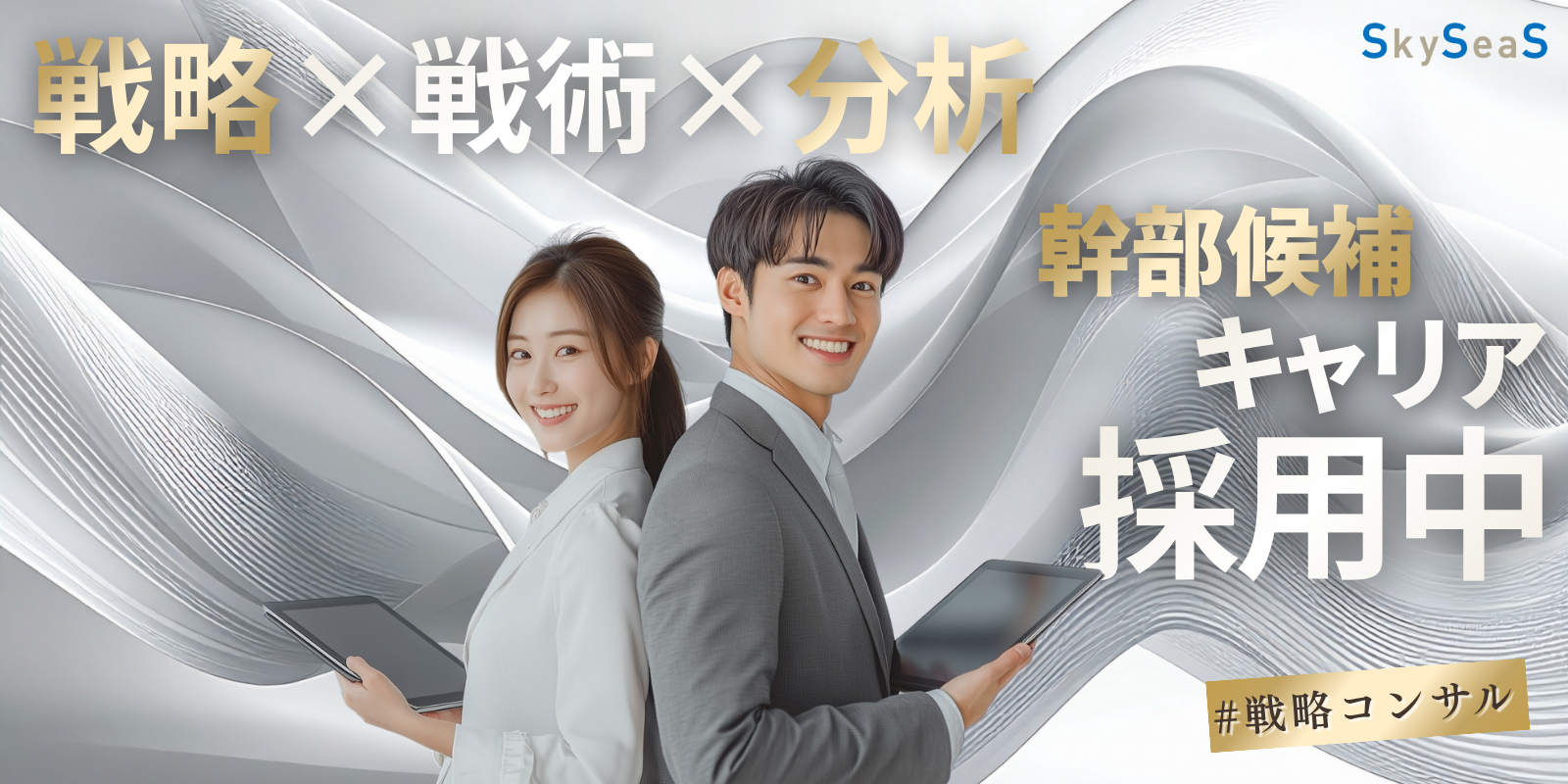 SkySeaS戦略コンサル採用｜広告×コンサルティングを担う職種募集ビジュアル