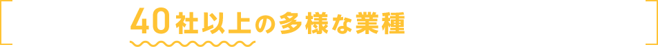 400社以上の多様な業種の実績があります