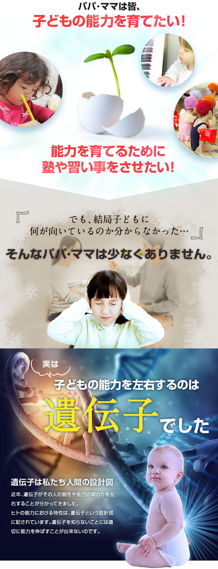 遺伝子は私たち人間の設計図