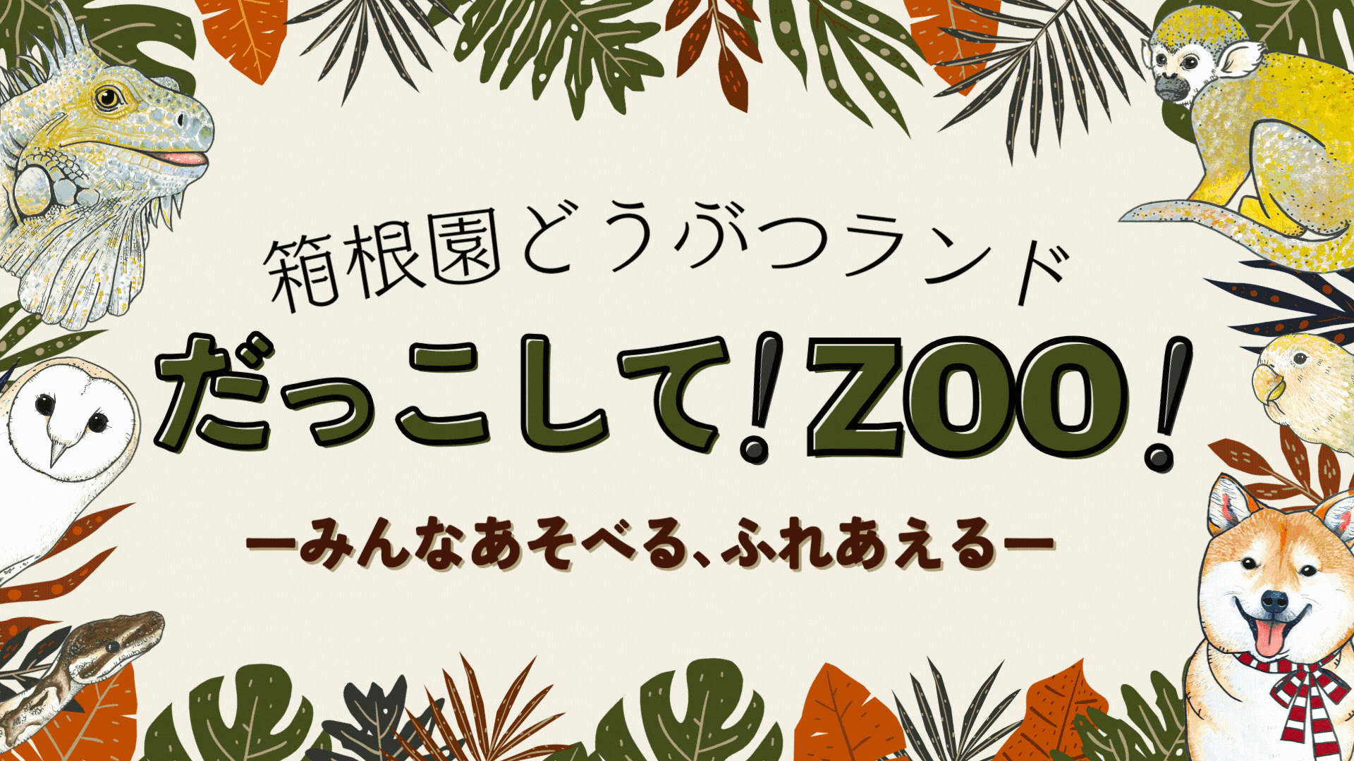 動物 と 触れ合える 場所