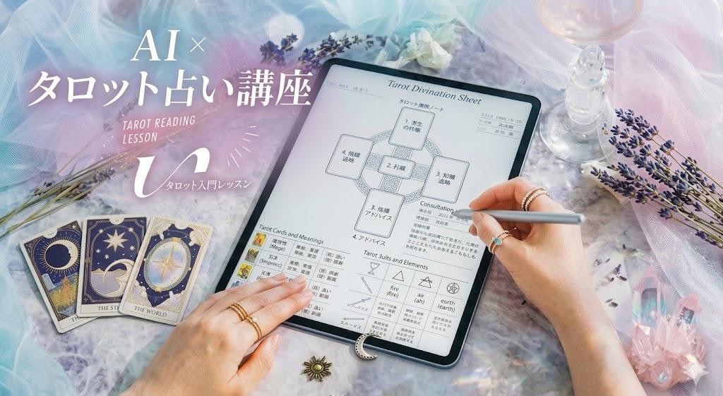 AI×タロット占い講座 5/4・5/11開催 全2回