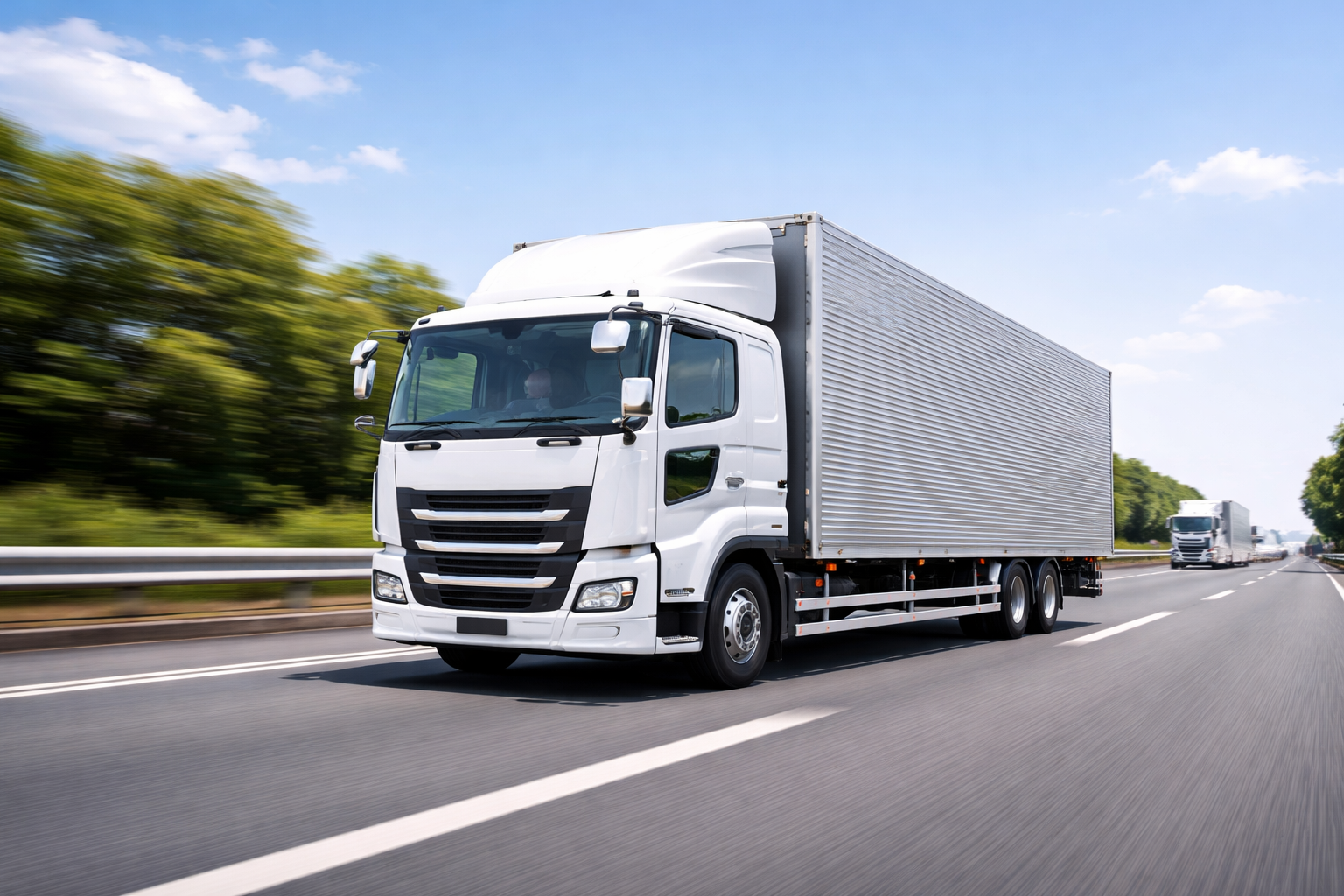 走行中のトラック