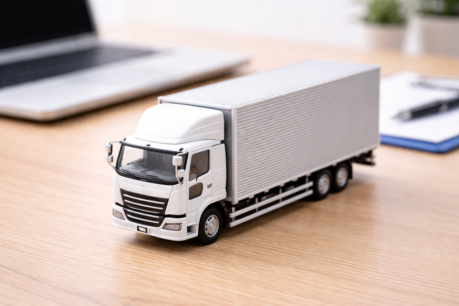 トラックの模型