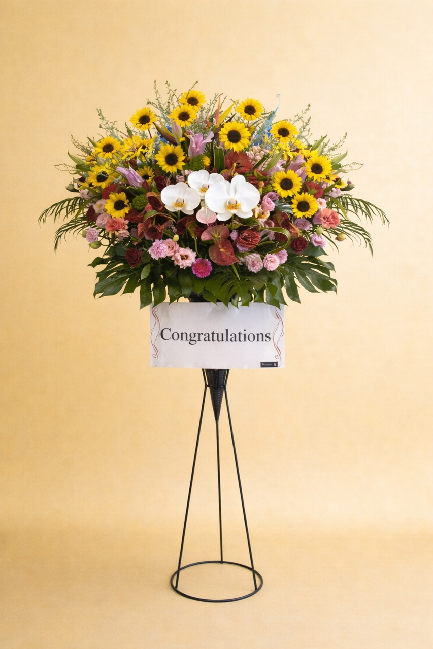 祝スタンド花