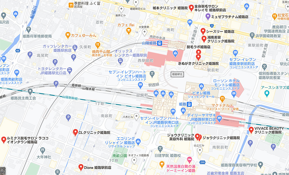 医療脱毛姫路MAP