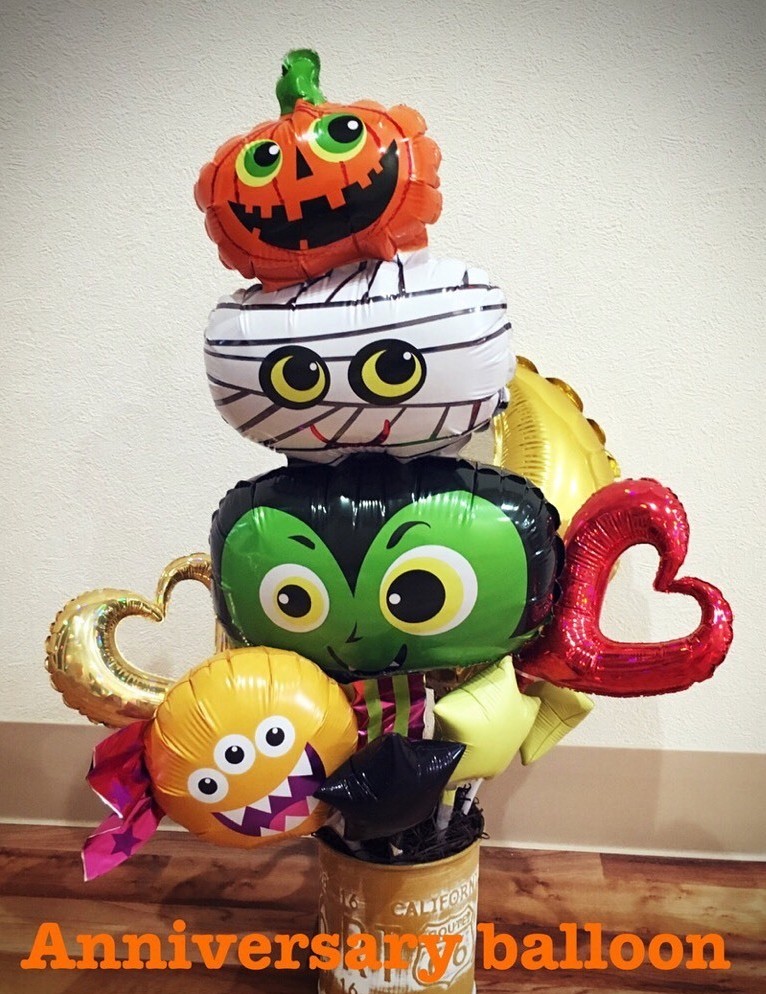 親子で作ろうハロウィンワークショップ 鹿児島市バルーンショップ