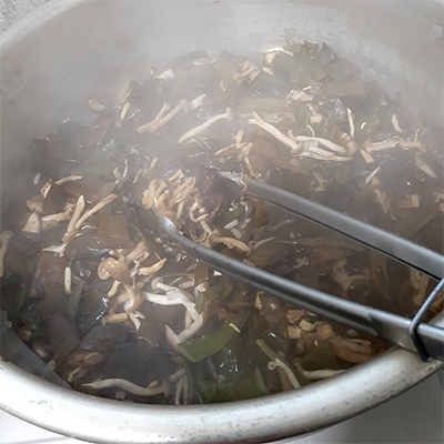 茎わかめの佃煮の作り方⑦