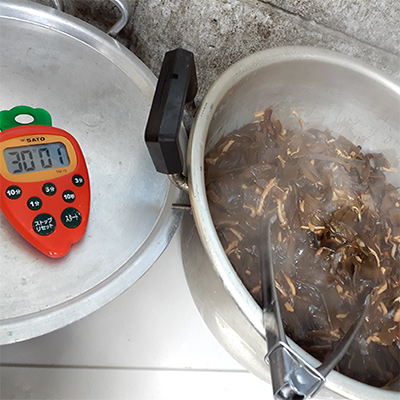 茎わかめの佃煮の作り方⑧