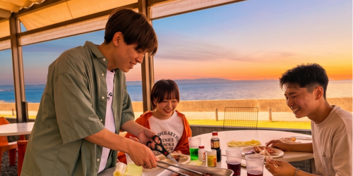 魚太郎浜焼きバーベキュー夏休み夜営業
