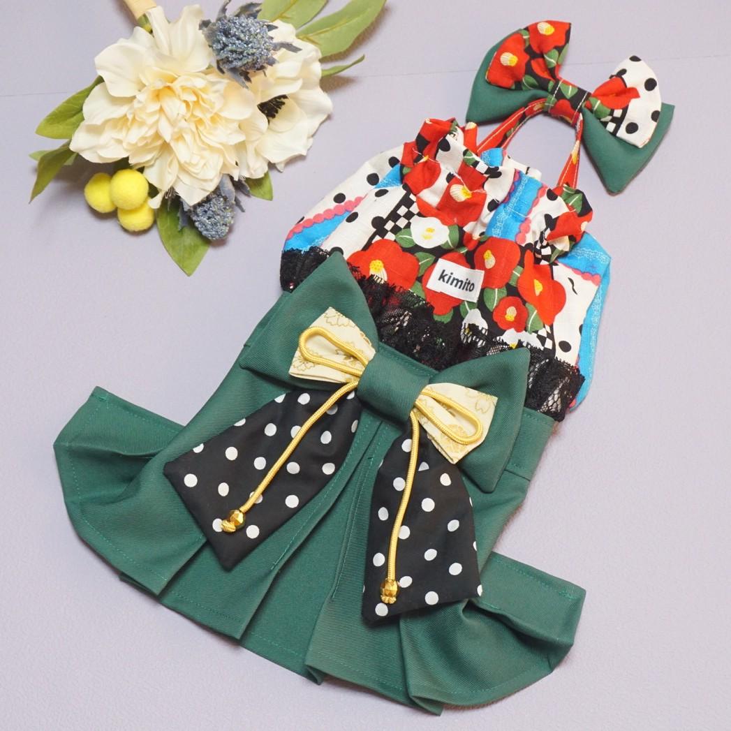 2026チュニック型わんこの袴 Greenの商品画像