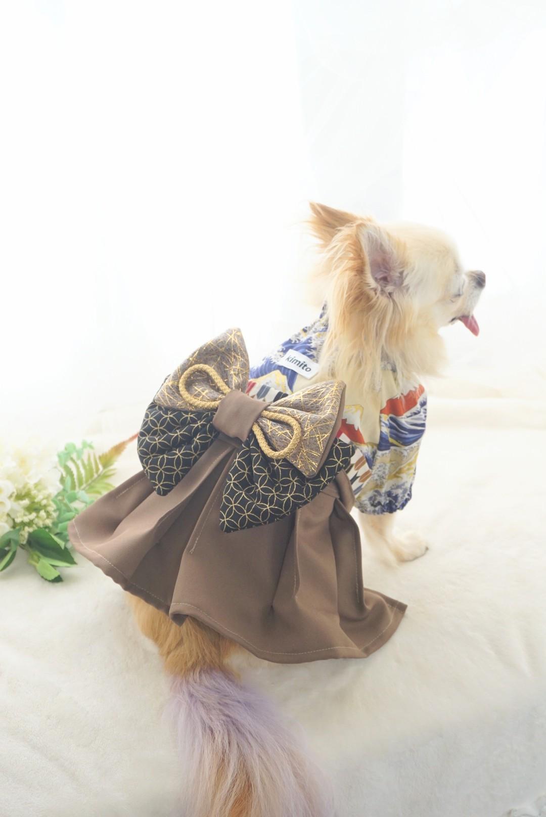 2026チュニック型わんこの袴 Brownの商品画像