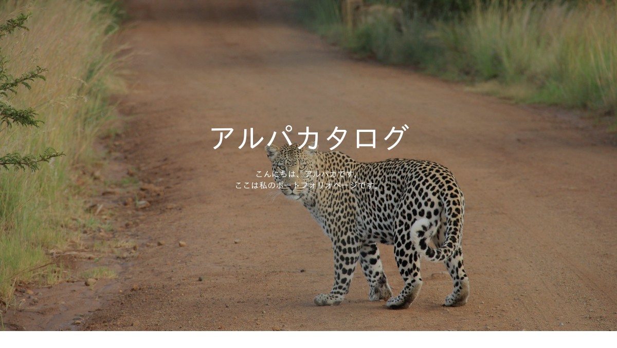 アルパカタログ公式プロフィール