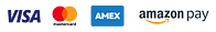 お支払い方法：VISA、Mastercard、AMEX、Amazon Pay