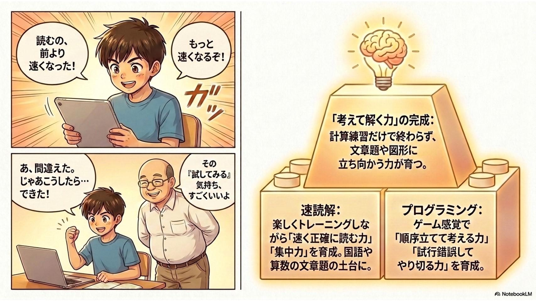 速読解トレーニングですべての教科にプラスの影響。新宿区哲学堂の小学生学習塾。