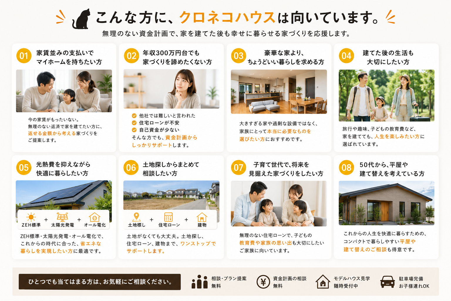 こんな方にクロネコハウスは向いています