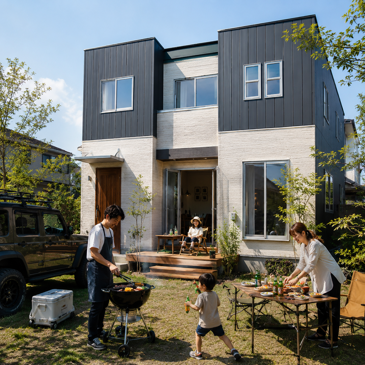 クロネコハウス　クロネコデザイン　Uシェイプド　タイプ　新築住宅