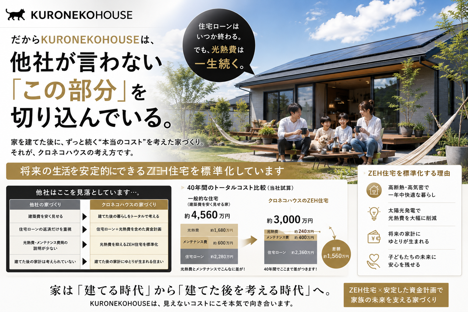 他社が言わない部分を切り込む　クロネコハウス