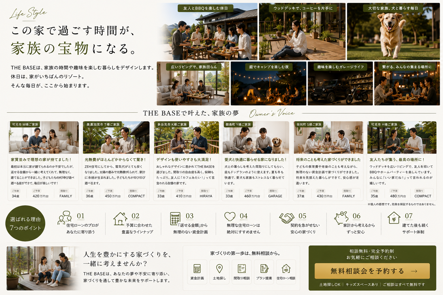 この家で過ごす時間が家族の宝　ザベース可児