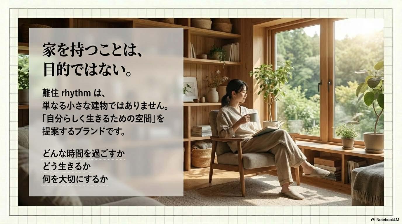 家を持つことは目的ではない　離住
