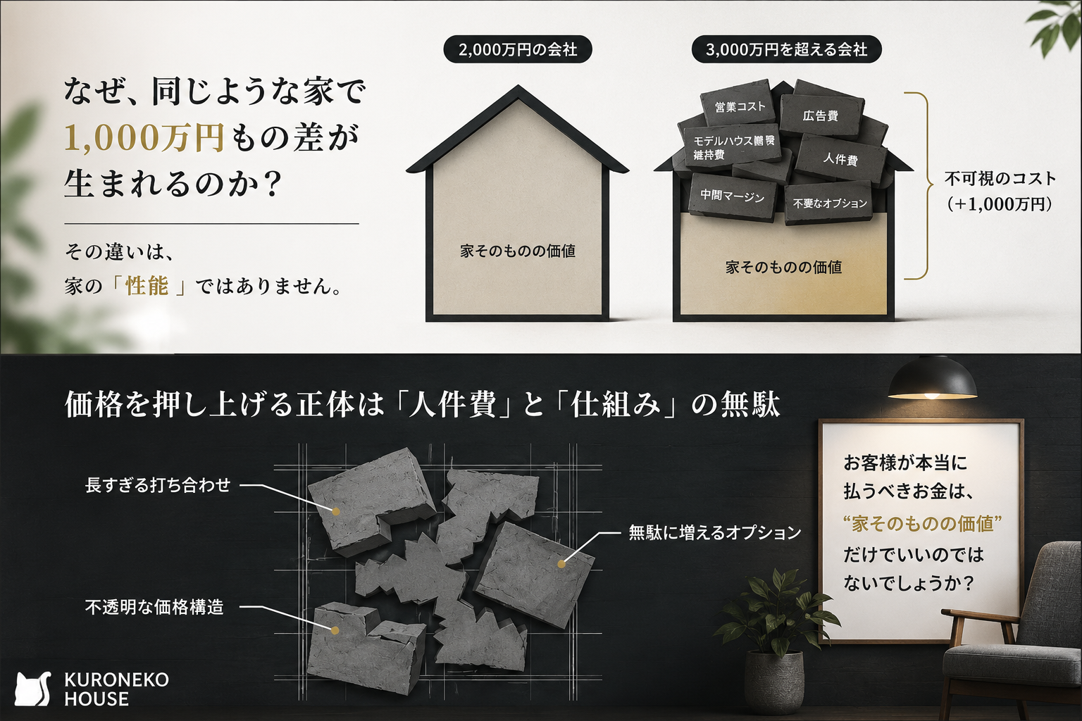 何故、同じような家が1000万円もの差があるのかTHEBASE