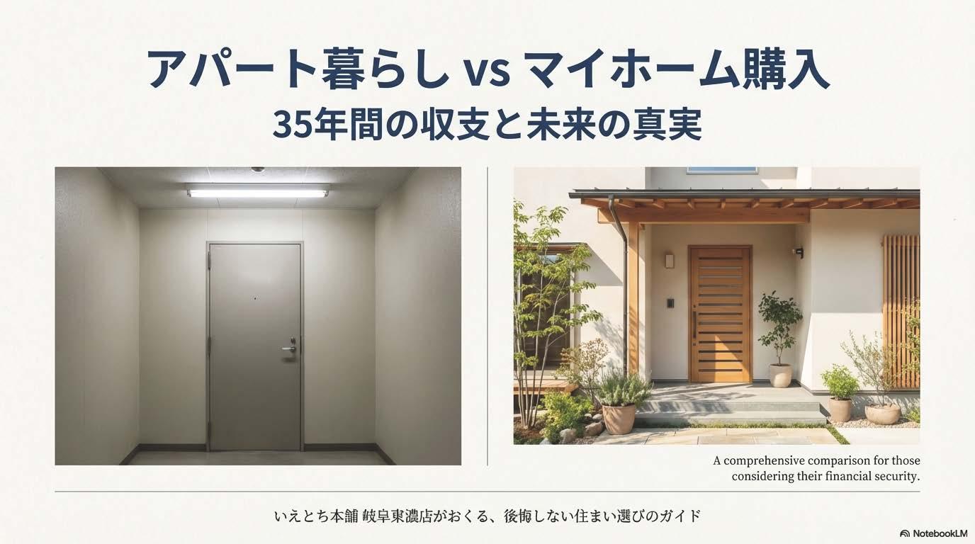 美濃加茂市いえとち本舗岐阜東濃店　アパート暮らしとマイホーム