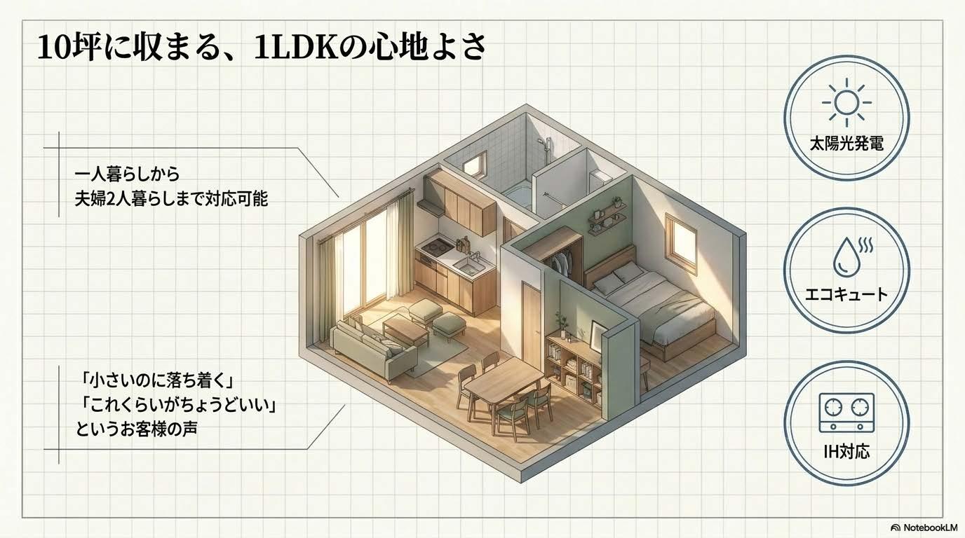 １０坪に収まる１LDK　離住