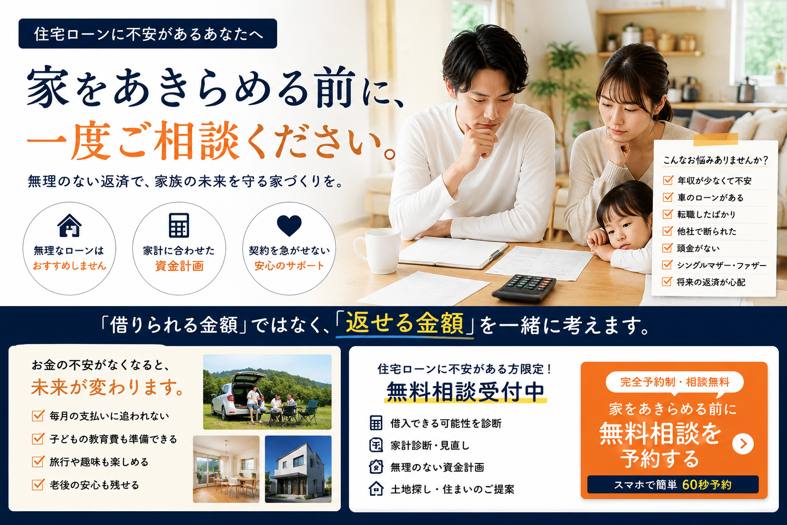 家を諦める前に一度ご相談ください　クロネコハウス