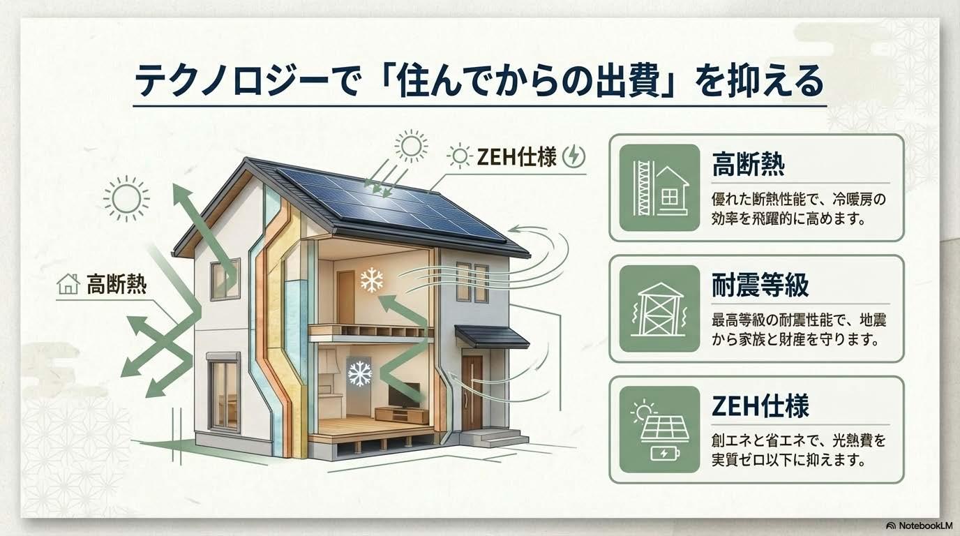 美濃加茂市の家造りいえとち本舗岐阜東濃店　住んでからの出費を抑える