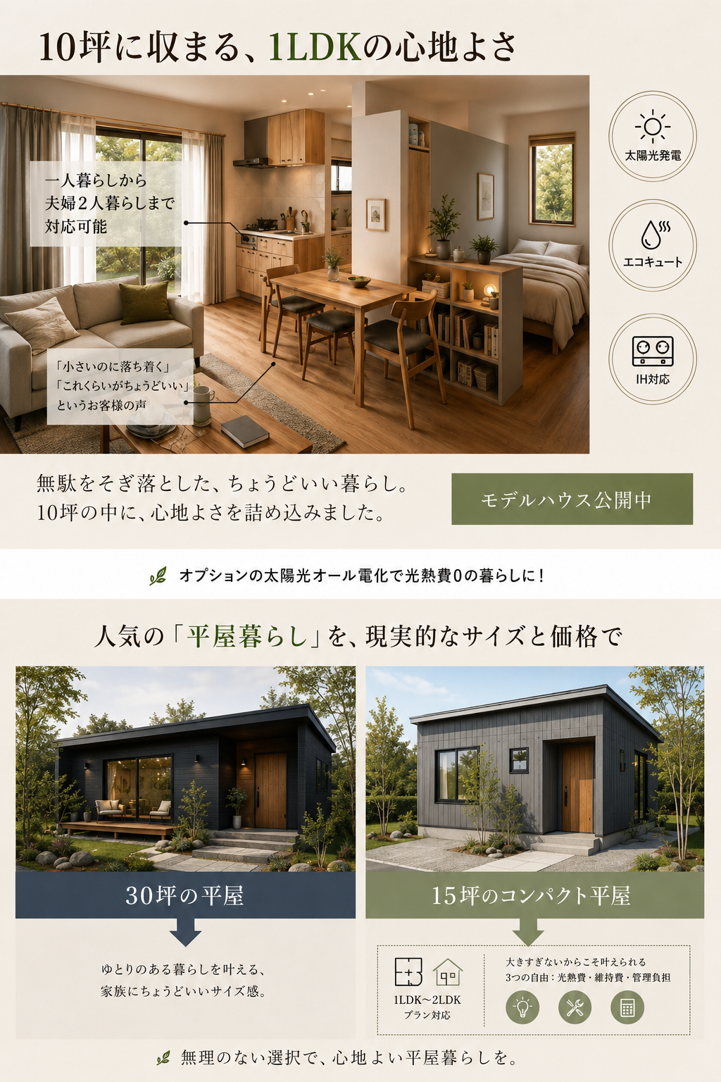 １LDKの心地よさ離住
