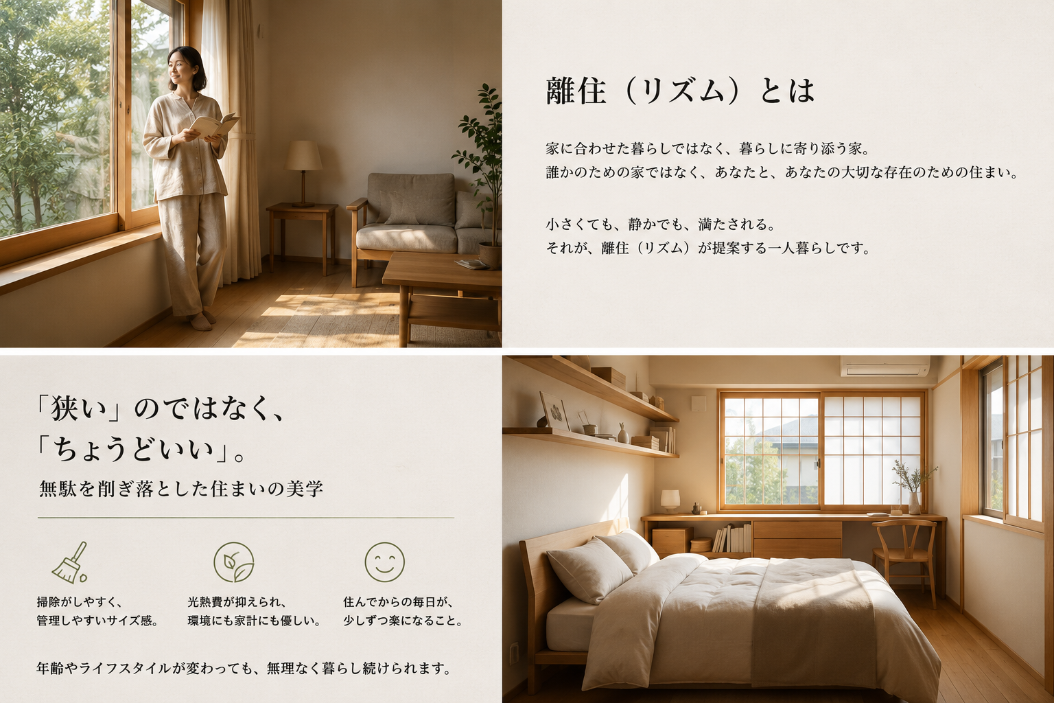 多治見市の狭小住宅なら離住・PACO可児市の狭小住宅なら離住・PACO離住イメージ画像