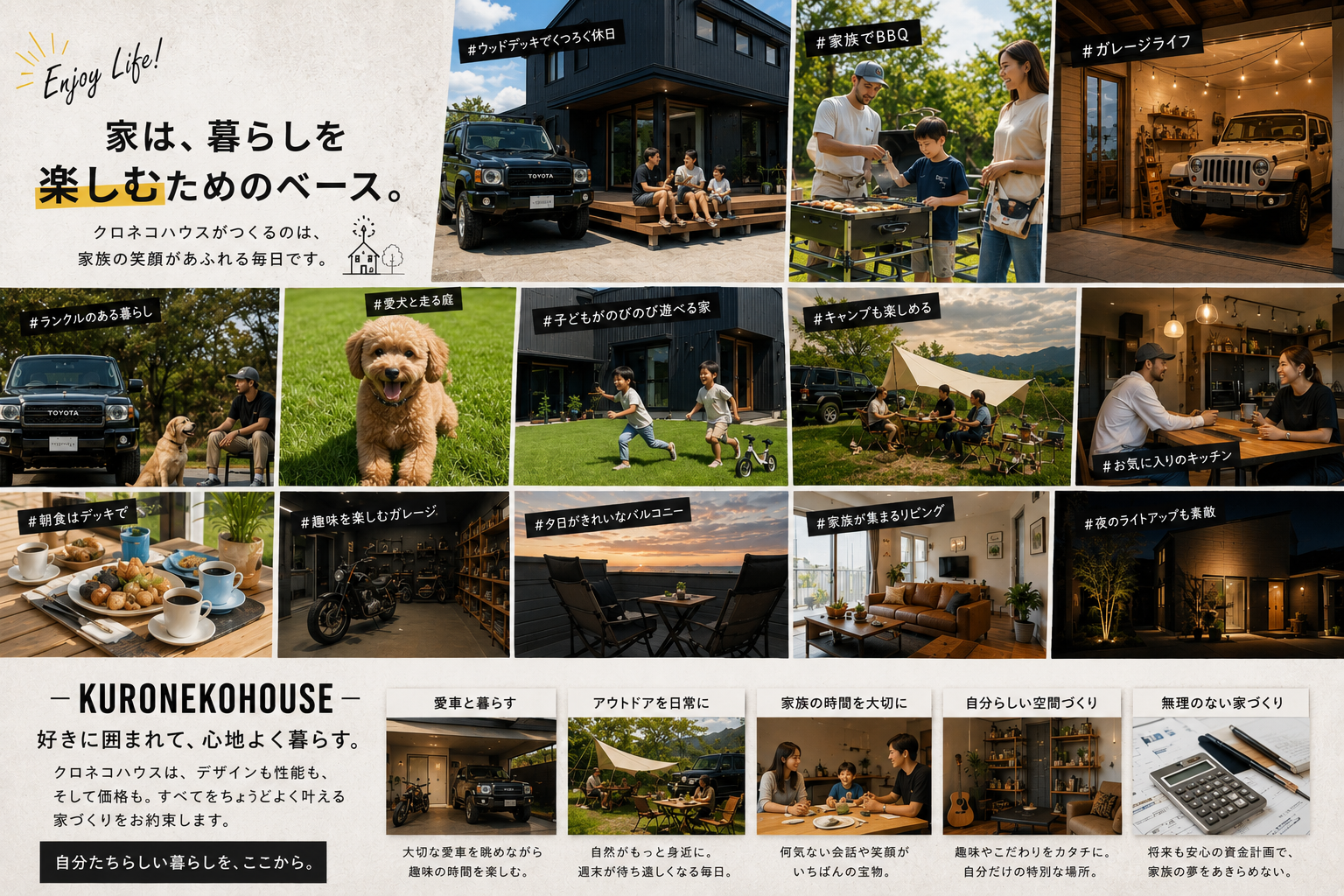 家は暮らしを楽しむためのベース