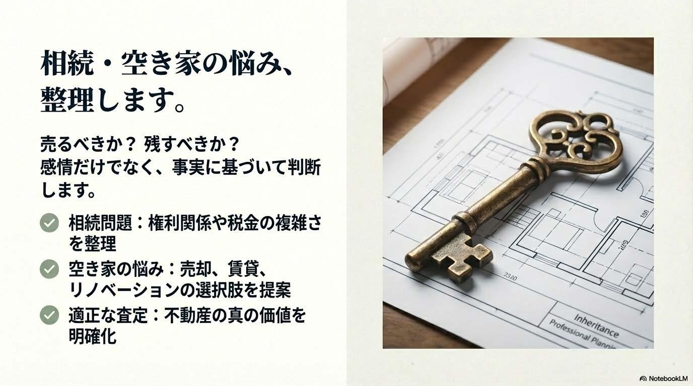 多治見市アルファテック不動産　相続、空き家の悩み整理します