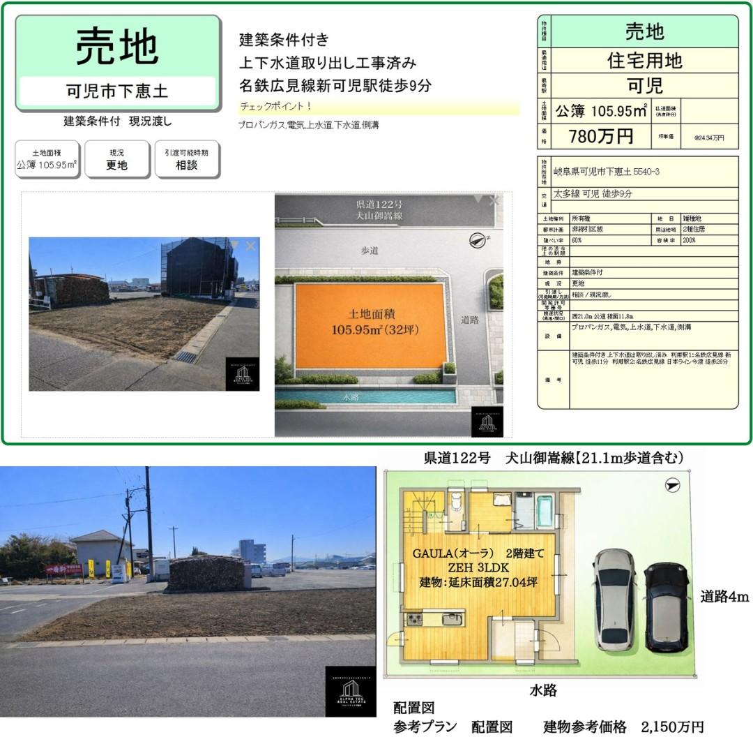 可児市土田土地情報