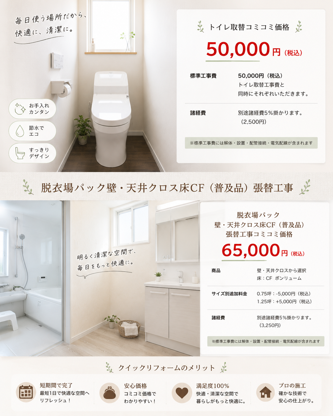 トイレ追加工事パック　リクシルリフォームショップアルファテック