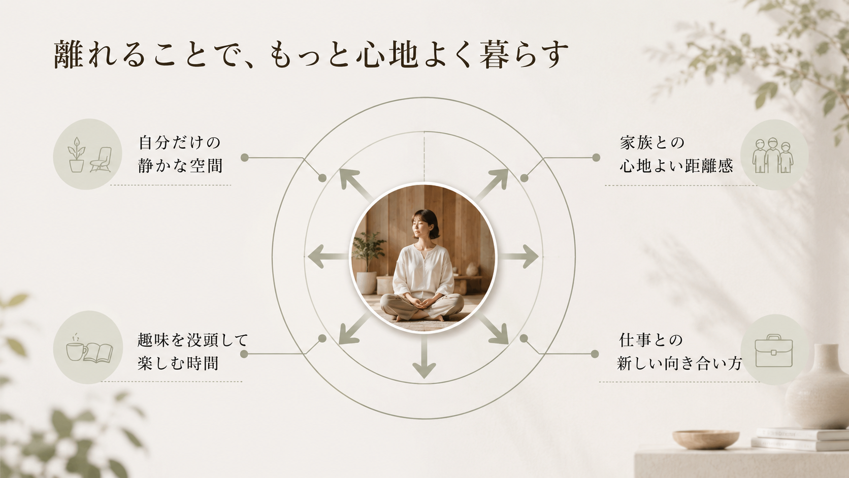 離れる事でもっと心地よく暮らす離住
