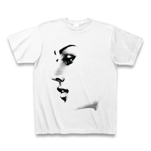 イラストTシャツ　リアルイラストTシャツ　顔のイラストTシャツ