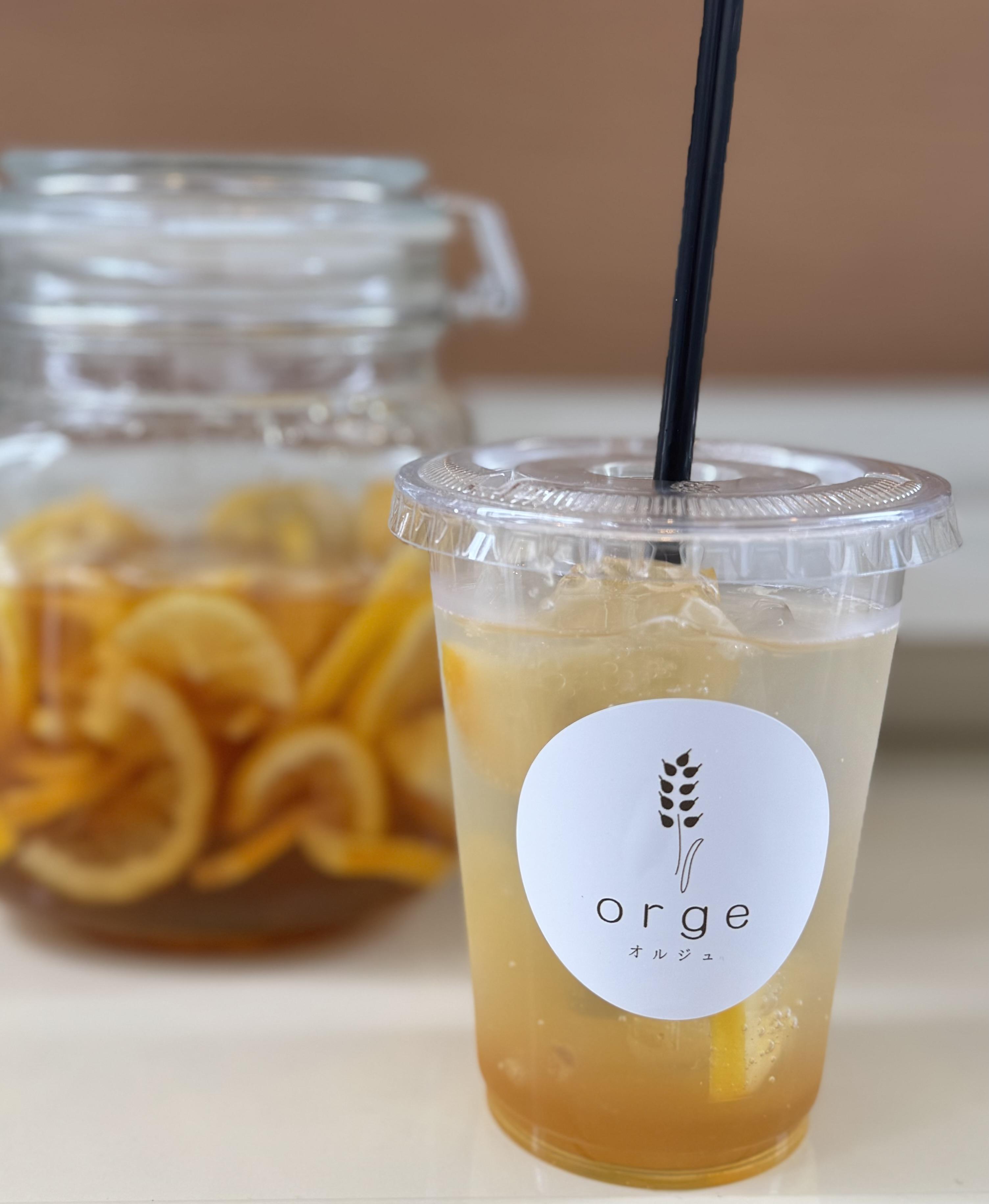 orgeの自家製ハニーレモネード